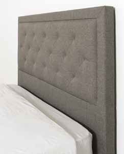 ROELAND KING BEDHEAD (MODEL 2-12-1-24-12-1-14-4) - LIGHT GREY