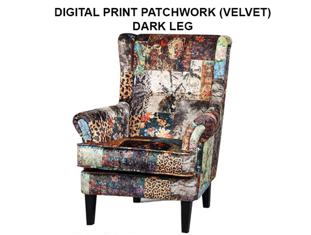 BLISS CHAIR UPHOLSTERED - ASSORTED COLOURS