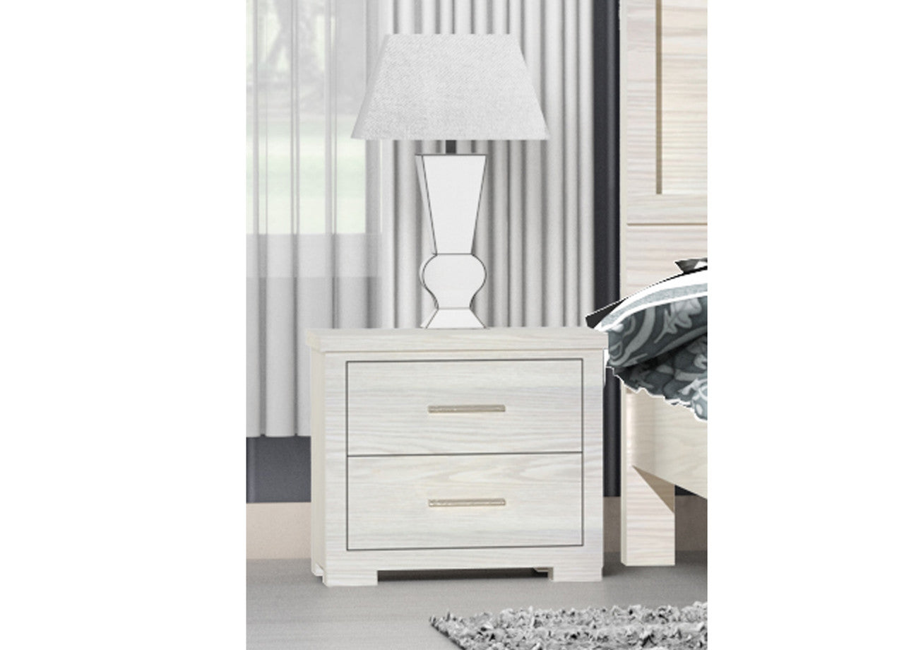 BOSTON 3 DRAWERS BEDSIDE TABLE - AS PICTURED