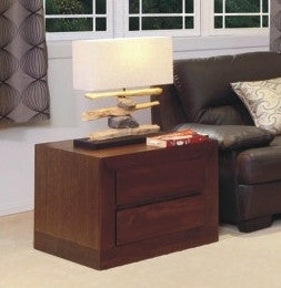 BRESSINGTON LAMP TABLE WITH 2 DRAWERS - 700(W) - CHOICE OF COLOURS