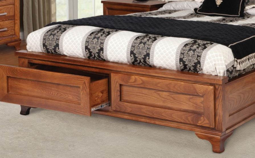 CASSIDY QUEEN 6 PIECE (THE LOT)  AMERICAN OAK  BEDROOM SUITE(3-1-13-4-5-14) - OAK