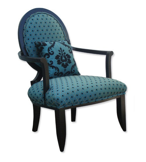 EKAS (CH018A) ROUND CHAIR - BLACK