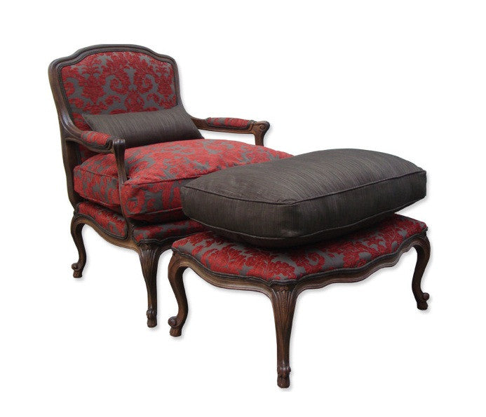 NOBLE (CH041N) CHAIR WITH OTTOMAN