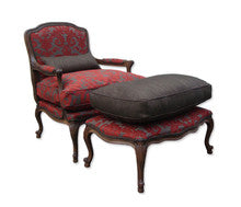 NOBLE (CH041N) CHAIR WITH OTTOMAN