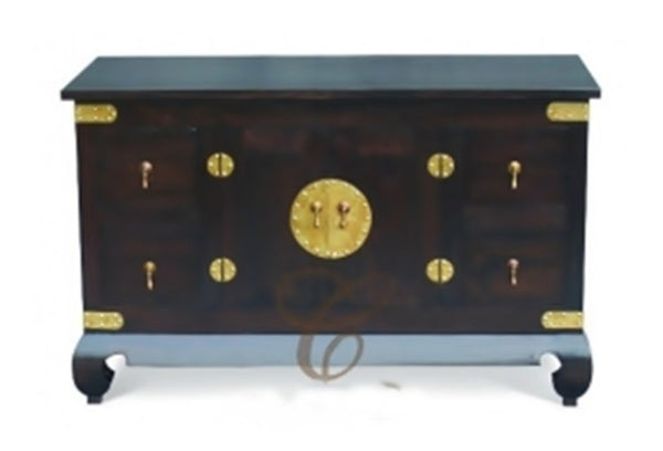 CHINESE2 DOOR 4 DRAWER BUFFET ( SB 204 CSN) -750(H) X 1200(W) - MAHOGANY OR CHOCOLATE