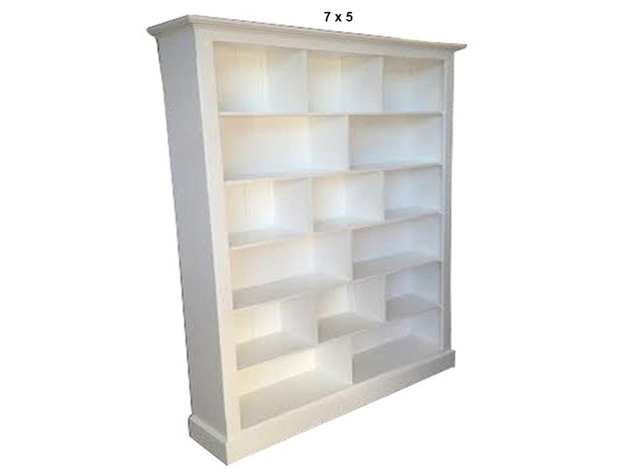COLONIAL (AUSSIE MADE) PIGEON BOOKCASE 3 SPACE ON TOP COLLECTION - ASSORTED PAINTED COLOURS - STARTING FROM $799