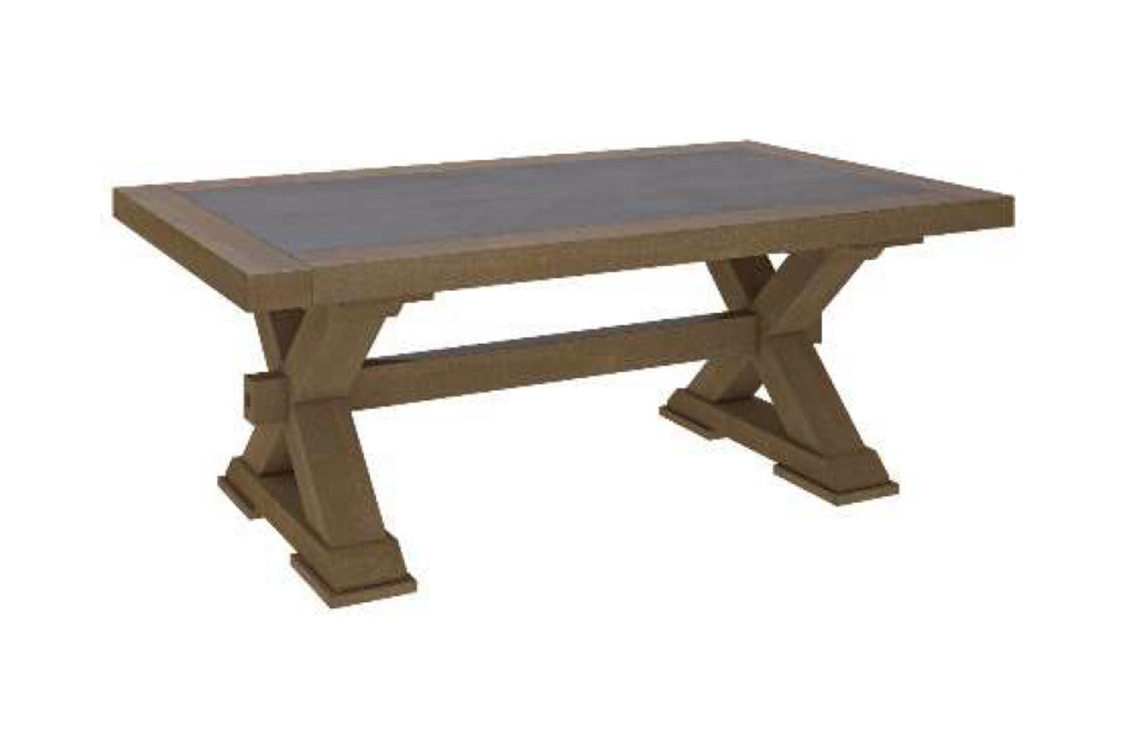 COTTAGE BILLABONG COFFEE TABLE - 1200(W) X 650(D)- COLOUR AS PICTURED