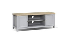 COUNTRY 2 DOOR TV ENTERTAINMENT UNIT - 2 TONE