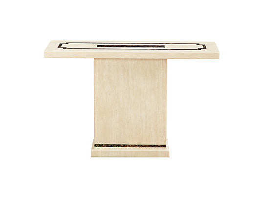 SPATINE MARBLE CONSOLE HALL TABLE - (MODEL: 9106) - AS PICTURED