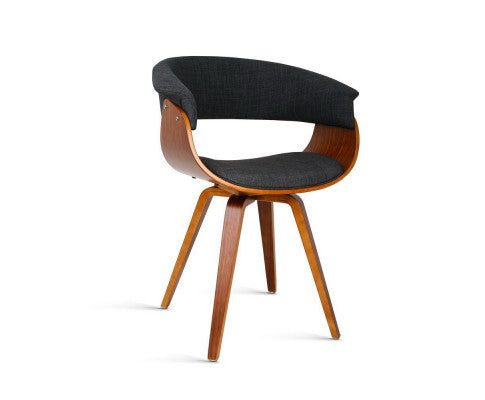 ABILENE BENTWOOD DINING CHAIR - CHARCOAL