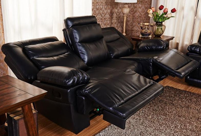 TORINO 3 SEATER RECLINER (2146) - BLACK