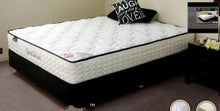 KING SPINAL DELUXE POCKET SPRING ENSEMBLE WITH BLACK SUEDE BASE (MATTRESS + BASE) - FIRM