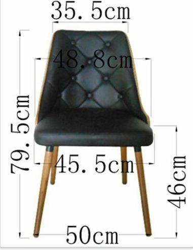 YVONNE DINING CHAIRS (SET OF 2) - BLACK