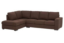 ALBA SEATER FABRIC CHAISE LOUNGE - ASSORTED COLOURS