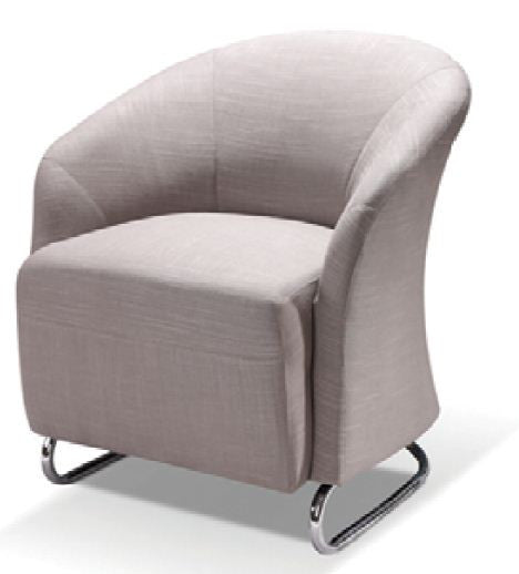 UPHOLSTERED STUDIO CHAIR  -  CHARCOAL