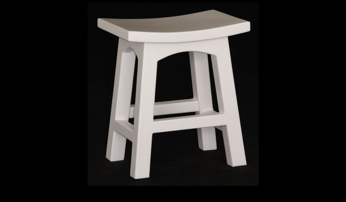 ZIMA WOODEN BAR STOOL (BR 048 WD) - SEAT: 480(H) - WHITE