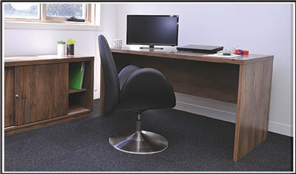 ZARA LARGE WORK DESK - 1500(W) x 500(D) - ANTIQUE OAK