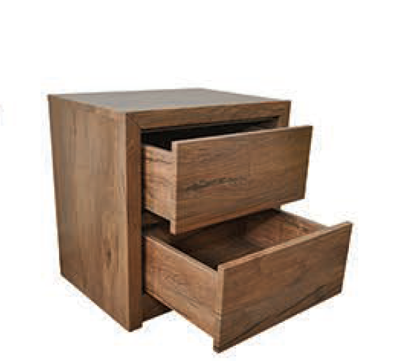 VICTORIA KING 3 PIECE BEDSIDE BEDROOM SUITE - WITH BAILEE CASEGOODS - ANTIQUE OAK