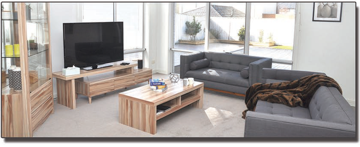 ULRICA EXTENDABLE ENTERTAINMENT UNIT WITH 3 DRAWERS - NAKED CYPRESS