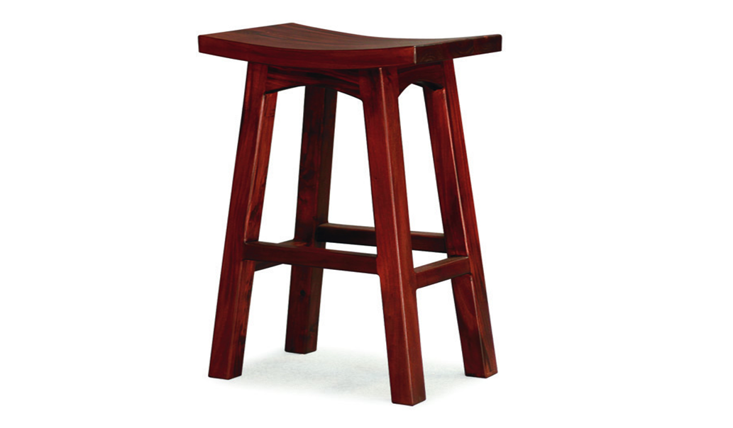 REGAL WOODEN BAR STOOL (BR 077 WD) - SEAT: 770(H) - MAHOGANY