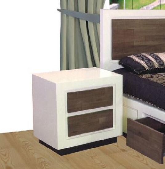JARED TASIE OAK BEDSIDE TABLE -