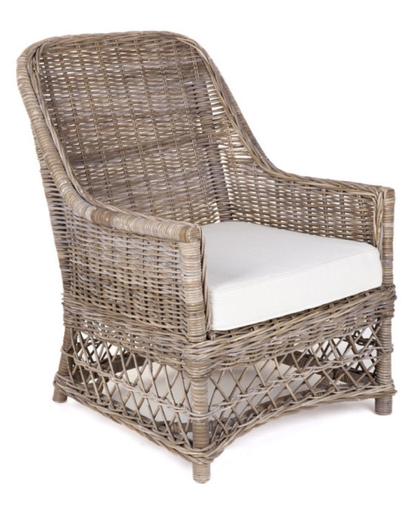 PIONEER (DET794) ARM CHAIR - KUBU GREY