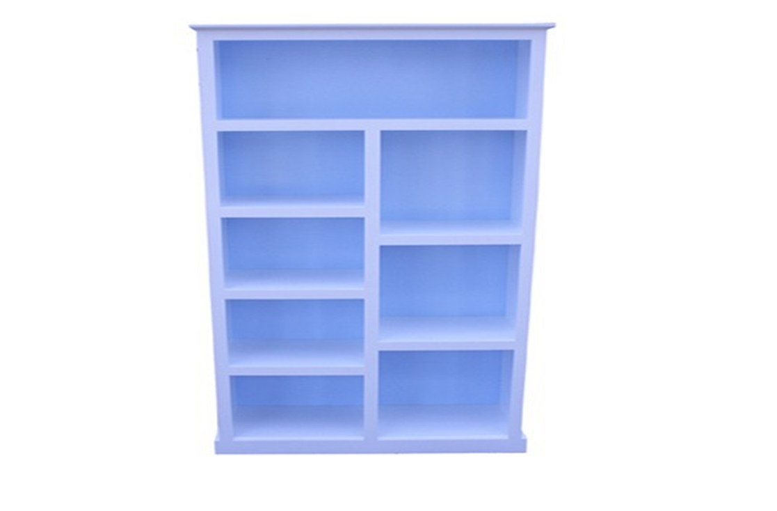 FEDERATION SPLIT KIDS BOOKCASE (6X3) - 1800(H) X 900(D) - PRICED IN ASSORTED COLOURS (VIC ASH AND PINE OPTIONS ALSO AVAILABLE - PRICE ON APPLICATION) - CUSTOMISATION AVAILABLE