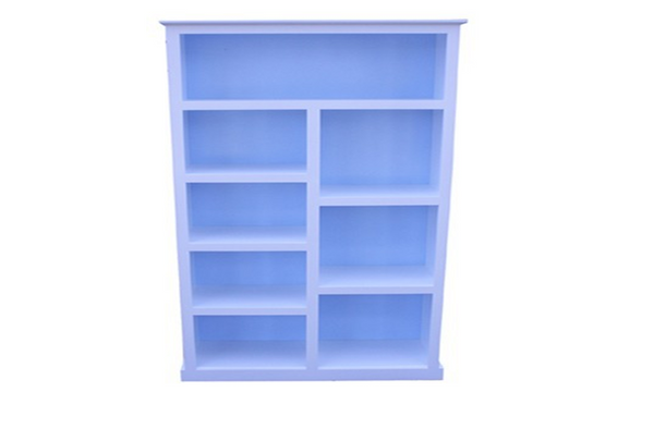 FEDERATION SPLIT KIDS BOOKCASE (6X3) - 1800(H) X 900(D) - PRICED IN ASSORTED COLOURS (VIC ASH AND PINE OPTIONS ALSO AVAILABLE - PRICE ON APPLICATION) - CUSTOMISATION AVAILABLE
