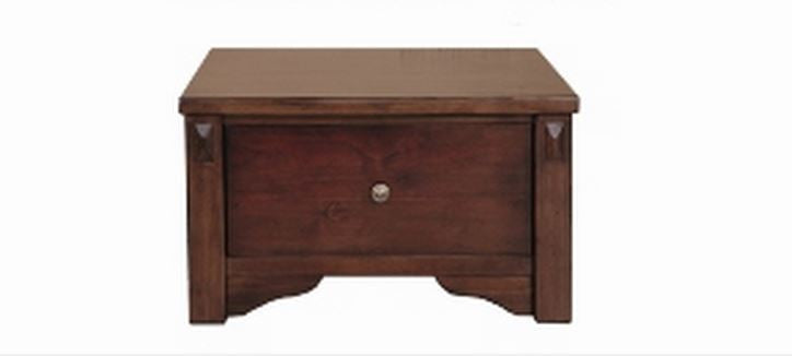 FABULOS 1 DRAWER LAMP TABLE - (MODEL-16-9-14-14-1-3-12-5) - HAZELNUT