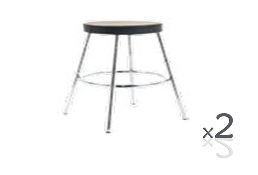 MARS BAR STOOL (SET OF 2) - BLACK (3364) OR WHITE (3365)