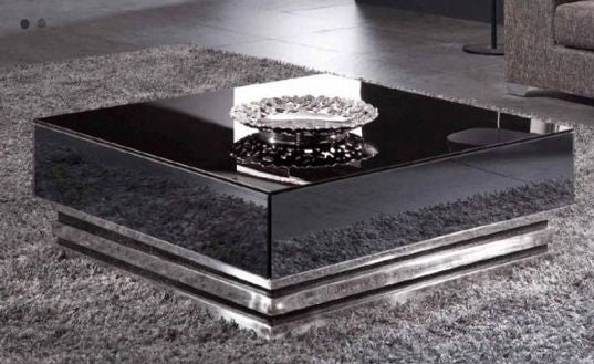 CITY COFFEE TABLE (WD-100) - 1000(W) X 1000(D)- WHITE OR BLACK GLOSS