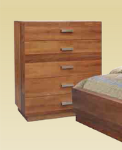JOHMY (AUSSIE MADE) 36" (5) FIVE DRAWERS TIMBER TALLBOY CHEST - 1120(H) X 800(W) - ASSORTED COLOURS