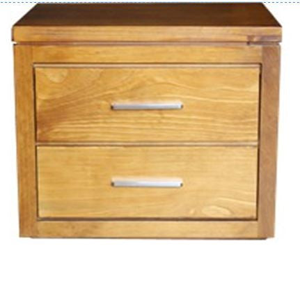 NARRABEEN (14-15-15-20-21-18-5) SINGLE OR KING SINGLE 3 PIECE (BEDSIDE) BEDROOM SUITE - BALTIC (#215) - (PICTURED) , WALNUT(#219) OR GREYWASH (#501)