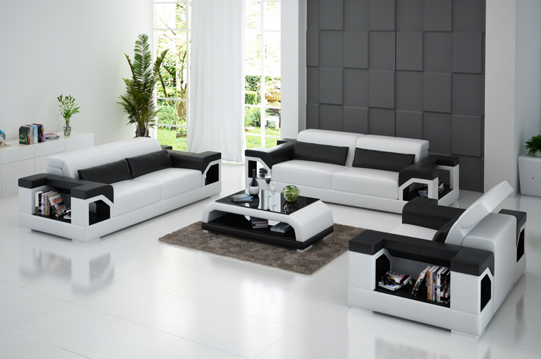 MARIBA (G8014D) 3 SEATER + 2 SEATER + 1 SEATER LOUNGE - CHOICE OF LEATHER AND ASSORTED COLOURS AVAILABLE