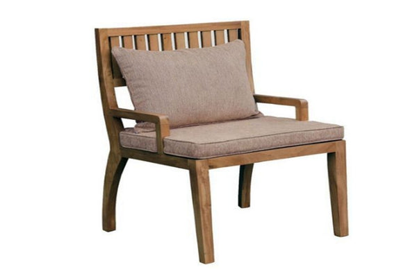 SCANDINAVIAN SINGLE SEATER ARM CHAIR - CARAMEL