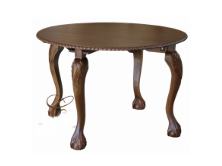 RANMSY 5 PIECE ROUND DINING SETTING - 1200(L) - MAHOGANY