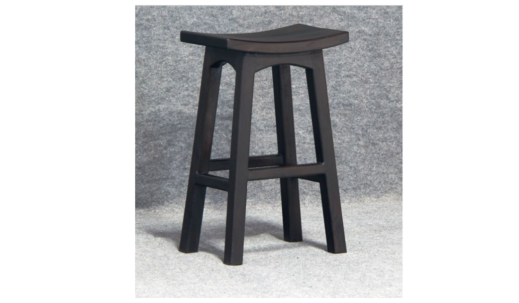 REGAL WOODEN BAR STOOL (BR 077 WD) - SEAT: 770(H) - DARK CHOCOLATE