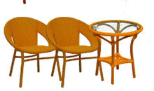 SHEL 3 PIECE OUTDOOR SET (VSHE-001/VGIL-001) - YELLOW