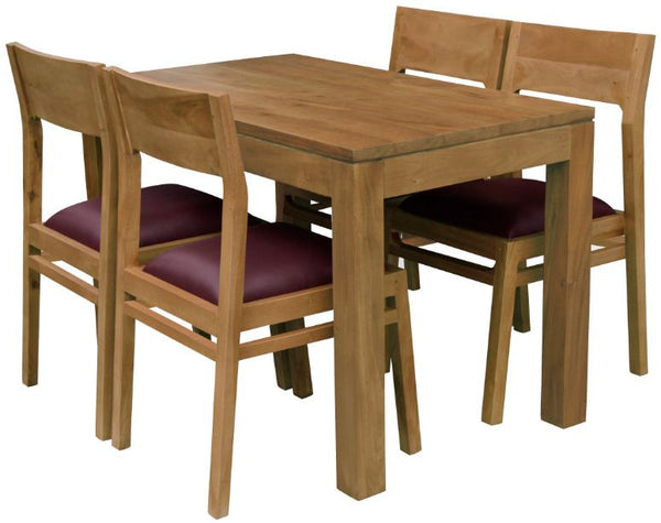 AMSTERDAM 7 PIECE DINING SETTING - 1500(L) x 900(W) - CARAMEL OR ANTIQUE WASHED