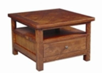 DUOLYN AMERICAN OAK LAMP TABLE WITH DRAWER (MODEL16-1-18-1-13-15-21-914-20) AS PICTURED