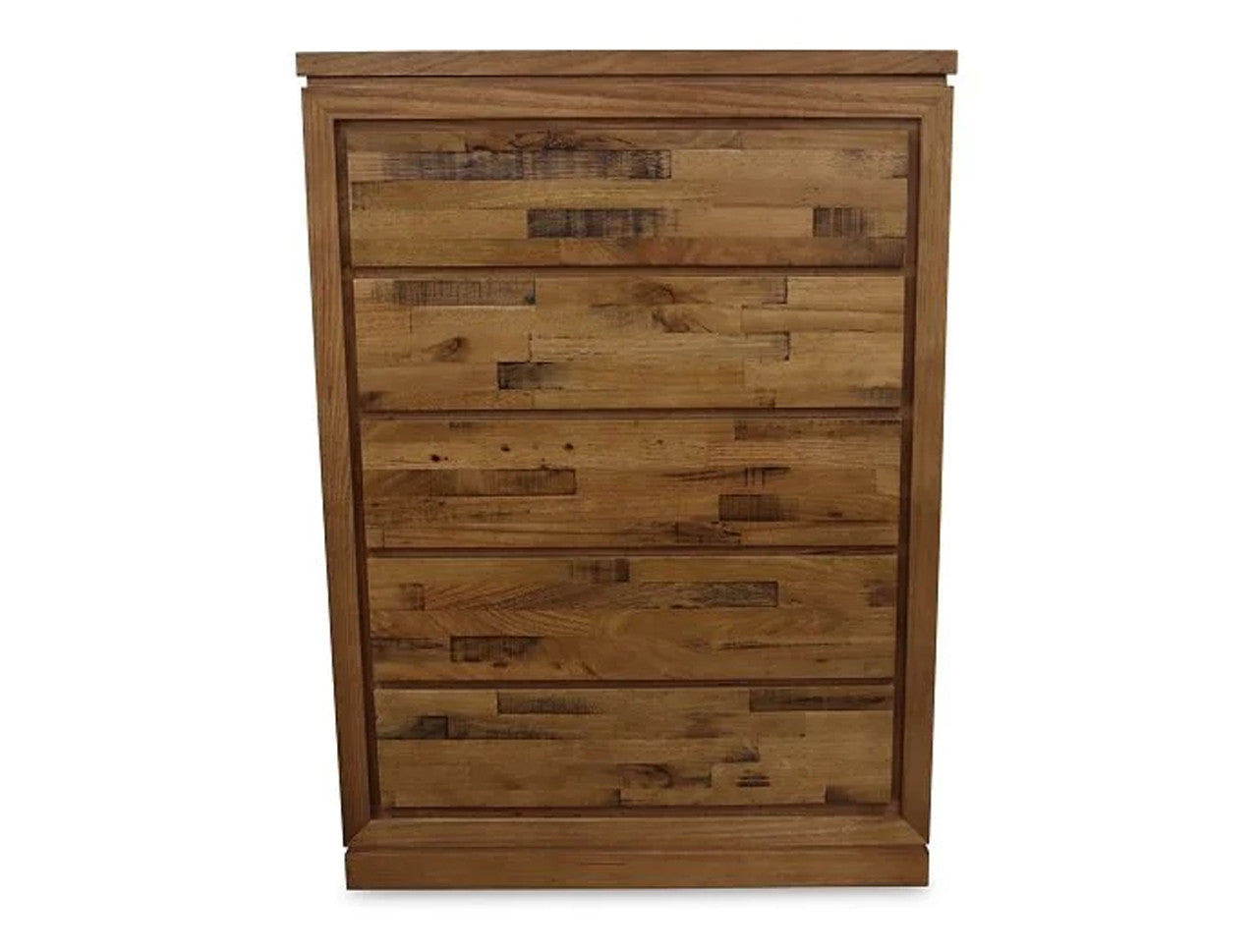 BERTROSE TASMANIAN OAK TALLBOY CHEST - (MODEL:3-1-18-12-9-19-12-5) - AS PICTURED