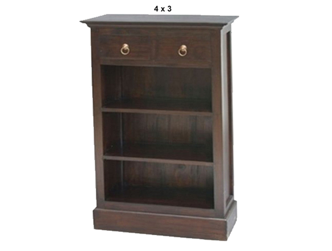 CENTRY (AUSSIE MADE) LOWLINE BOOKCASE WITH DRAWER COLLECTION - ASSORTED STAINED COLOURS - STARTING FROM $499