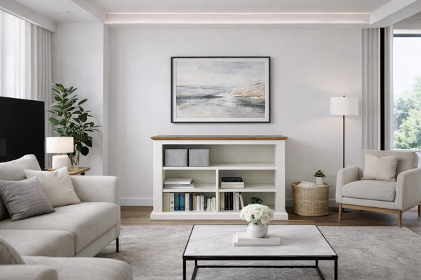 Colonial (AUSSIE MADE) Lowline Bookcase Collection - Assorted Painted Colours