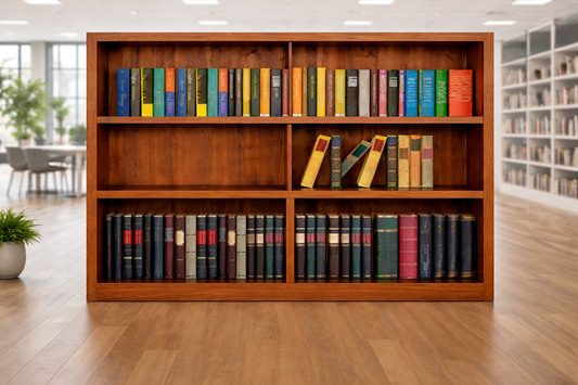 Sussie (AUSSIE MADE) Lowline Bookcase Collection - Assorted Stained Colours