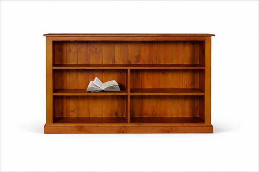 Mudgee (AUSSIE MADE) Standard Lowline With 40mm Facings Bookcase Collection - Assorted Stained Colours