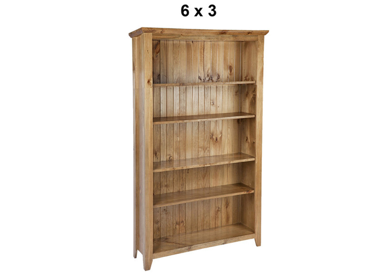 CHUNKY (AUSSIE MADE) HIGHLINE BOOKCASE COLLECTION - ASSORTED STAINED COLOURS - STARTING FROM $799