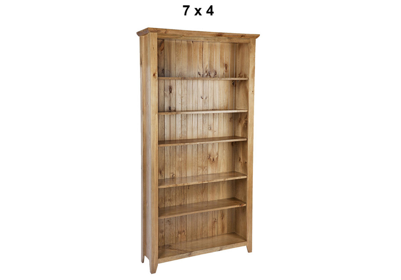 CHUNKY (AUSSIE MADE) HIGHLINE BOOKCASE COLLECTION - ASSORTED STAINED COLOURS - STARTING FROM $799