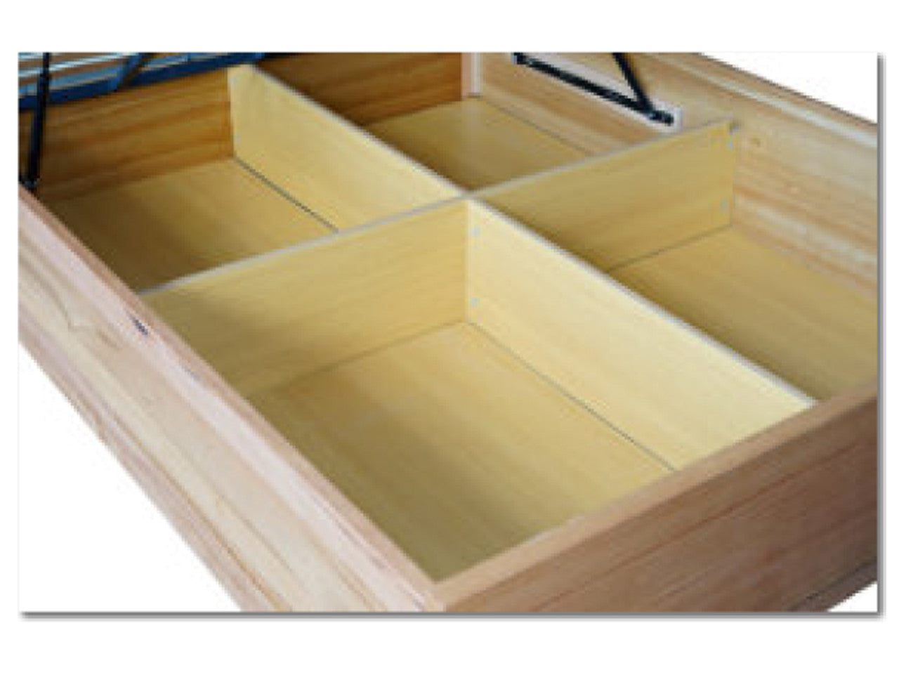 QUEEN CRAYSON GASLIFT BED FRAME - MESSMATE