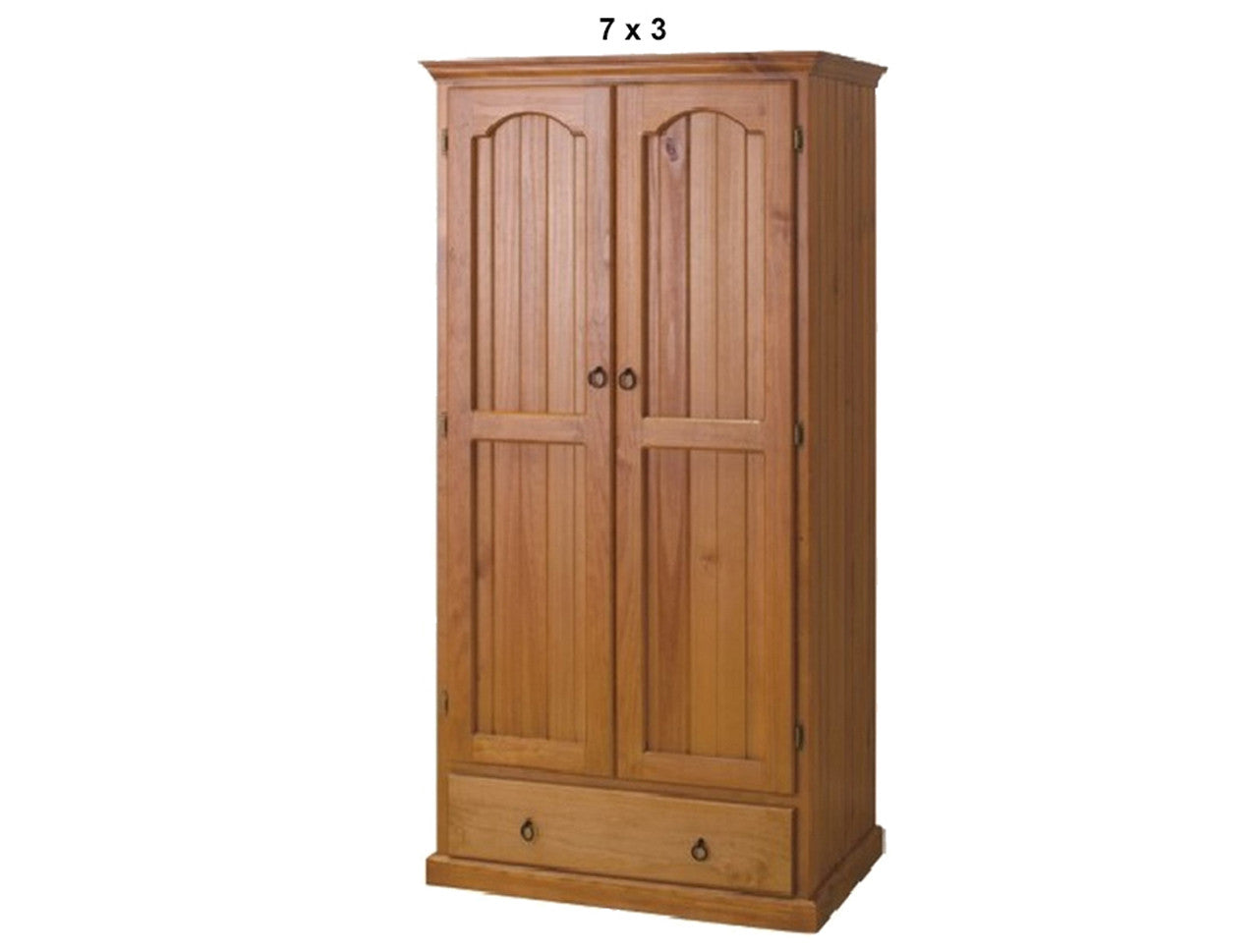 CLIO (AUSSIE MADE) 2 DOOR / 1 BLANKET (DEEP) DRAWER WARDROBE COLLECTION - ASSORTED STAINED COLOURS - STARTING FROM $899