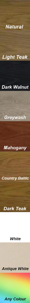 KING DAMION (CUSTOM MADE) 3 PIECE (BEDSIDE) BEDROOM SUITE - ASSORTED COLOURS